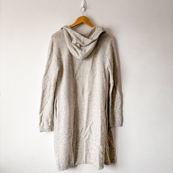 Aritzia Babaton Ammonius Sweater Yak Merino Wool Grey Long Hooded Size Small - Picture 6 of 8